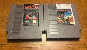 NES games, rescue the embassy mission & Cabal (usa) beschikbaar voor biedingen