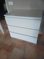 Ikea Malm ladekast 3 lades, Huis en Inrichting, Kasten | Ladekasten, Ophalen, Gebruikt, 50 tot 100 cm, 3 of 4 laden