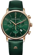 MAURICE LACROIX ELIROS CHRONOGRAPH, Overige merken, Leer, Polshorloge, Ophalen of Verzenden