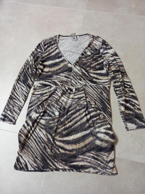 Nieuw! grijs zwart beige shirt/tuniek maat XL Miss Etam, Kleding | Dames, Blouses en Tunieken, Nieuw, Maat 46/48 (XL) of groter