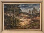 J. Zwanenberg, boslandschap, olieverf op doek, Ophalen of Verzenden