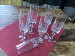 Vintage Nachtmann Champagneflutes loodkristal handgeslepen, Ophalen of Verzenden