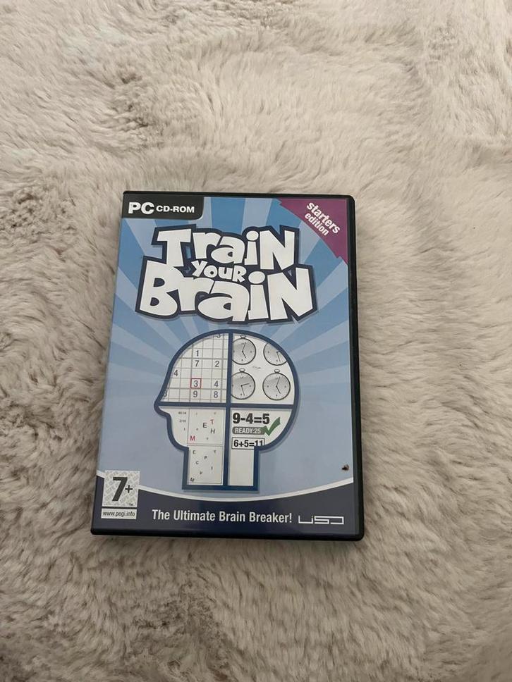 Train Your Brain - PC Game, Spelcomputers en Games, Games | Pc, Gebruikt, Puzzel en Educatief, 1 speler, Vanaf 7 jaar, Eén computer