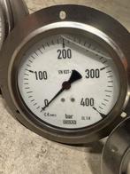 Druk/mano meters rvs 400 bar, Minder dan 25 liter, Ophalen, Zo goed als nieuw, Minder dan 200 liter/min