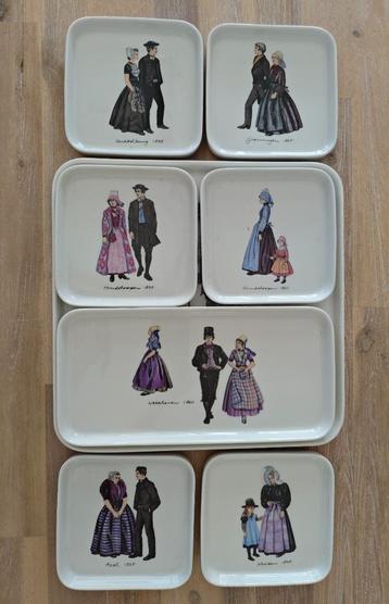 Villeroy & Boch, gebakstel klederdracht, vintage servies beschikbaar voor biedingen