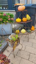 Plantenrek en stoel, Tuin en Terras, Ophalen, Rond, Metaal, Minder dan 30 cm