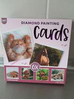 DIAMOND PAINTING WENSKAARTEN MAKEN NIEUW, Hobby en Vrije tijd, Kaarten | Zelf maken, Ophalen, Nieuw, Dieren, Overige typen