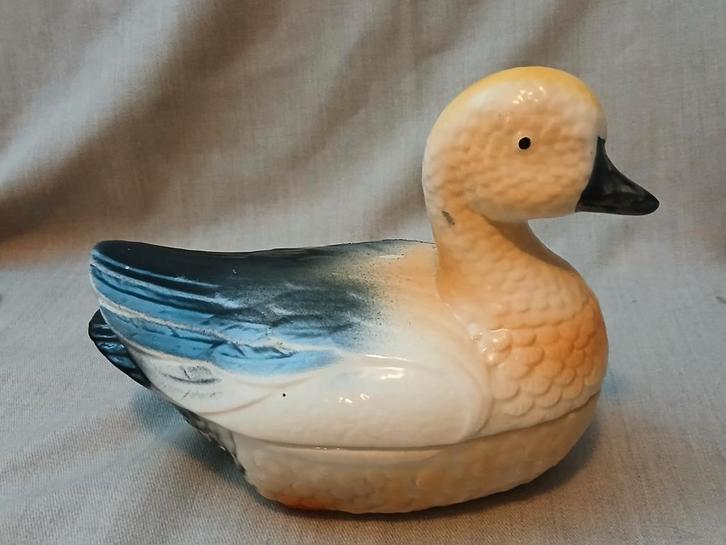 Terrine Mandarijneend, eend Michel Caugant?, Antiek en Kunst, Curiosa en Brocante, Ophalen of Verzenden