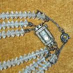 Antiek Collier Aurora Kristal kralen, veiligheidsketting €35, Sieraden, Tassen en Uiterlijk, Kettingen, Ophalen of Verzenden, Gebruikt