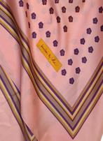 NIEUW BIMBA Y LOLA sjaal shawl zijde koraalroze paars flower, Kleding | Dames, Verzenden, Bimba Y Lola, Maat 42/44 (L), Nieuw