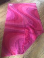 Vintage wollen deken roze Leidse van wijk 215x130, Huis en Inrichting, Woonaccessoires | Plaids en Woondekens, Ophalen of Verzenden