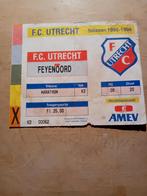 Kaartje FC Utrecht- Feyenoord, Gebruikt, Ophalen of Verzenden, Feyenoord