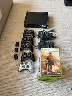 Xbox 360 met 20 games & 5 controllers, Spelcomputers en Games, Ophalen, Gebruikt, Met 3 controllers of meer, Met games