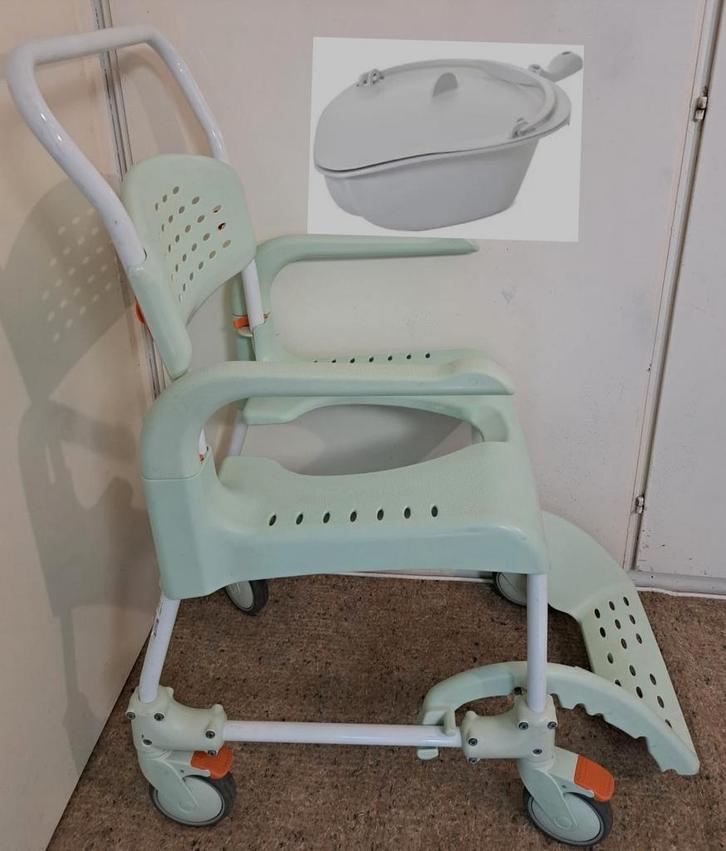 Etac Clean Toiletstoel Verrijdbare
Douchestoel Armleuningen, Diversen, Verpleegmiddelen, Zo goed als nieuw, Ophalen