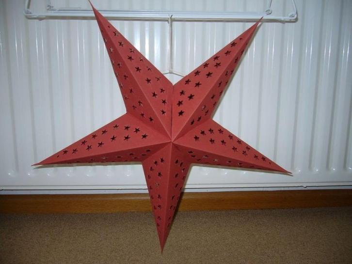 2 Prachtige grote kerst sterren nog splinternieuw, Diversen, Kerst, Nieuw, Ophalen of Verzenden