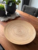 Bamboe en houten schaal/bord ikea, Ophalen, Zo goed als nieuw, Bord