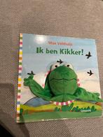 Kikker boek met handpop, Boeken, Ophalen of Verzenden, Gelezen, Uitklap-, Voel- of Ontdekboek, 1 tot 2 jaar