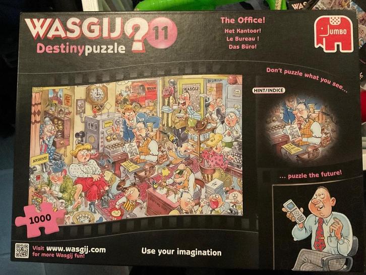Puzzel WasGij 11 “Destiny puzzel”, Hobby en Vrije tijd, Denksport en Puzzels, Zo goed als nieuw, Legpuzzel, 500 t/m 1500 stukjes