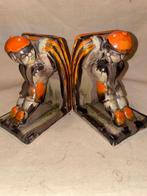 Unieke beelden Antieke boekensteunen Wiener Werkstatte ?, Antiek en Kunst, Antiek | Keramiek en Aardewerk, Verzenden