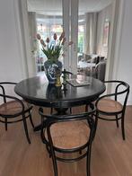 Stoelen met rieten zitting te koop, Gebruikt, 100 tot 150 cm, Rond, Ophalen of Verzenden