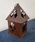 waxinelichthouder/windlicht in de vorm van een huisje, Verzenden, Gebruikt, Overige materialen, Minder dan 25 cm