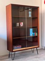 Vintage boekenkast | vitrinekast | jaren 60 | formule meubel, 100 tot 150 cm, 50 tot 100 cm, Niet bekend, 25 tot 50 cm