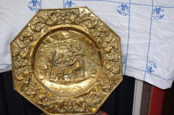 Koperen grote wandborden beschikbaar voor biedingen