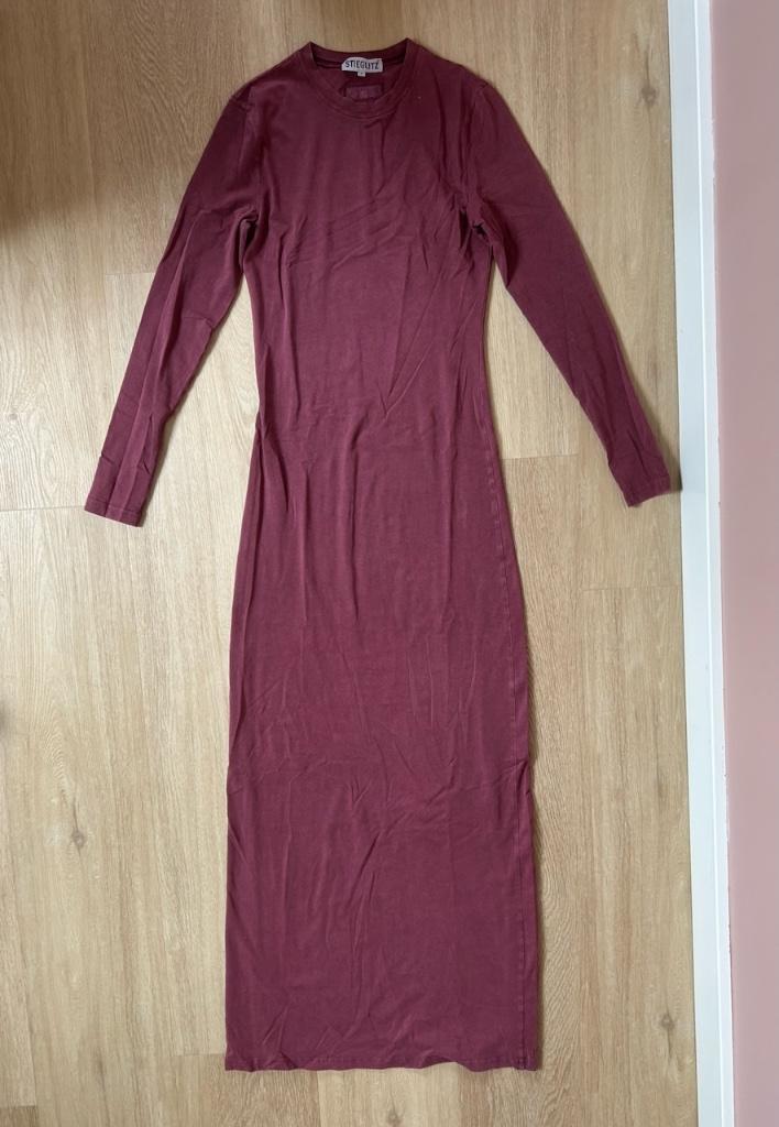 *NIEUW!* Lange maxi jurk / maxidress, Stieglitz, maat S / 36, Kleding | Dames, Jurken, Nieuw, Maat 36 (S), Rood, Onder de knie