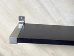 Wandplank Ikea, bruin zwart, aluminium, 80 x 20 cm, Ophalen, Gebruikt