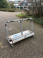 Glas bok / transportkar op wielen, Doe-het-zelf en Verbouw, 100 liter of meer, Ophalen, Gebruikt, Overige typen