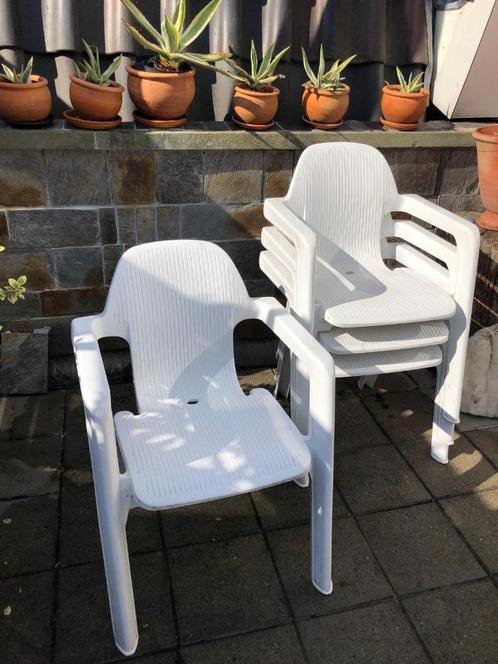 complete tuinset van Hartman, Tuin en Terras, Tuinsets en Loungesets, Zo goed als nieuw, Tuinset, Kunststof, 4 zitplaatsen, Eettafel
