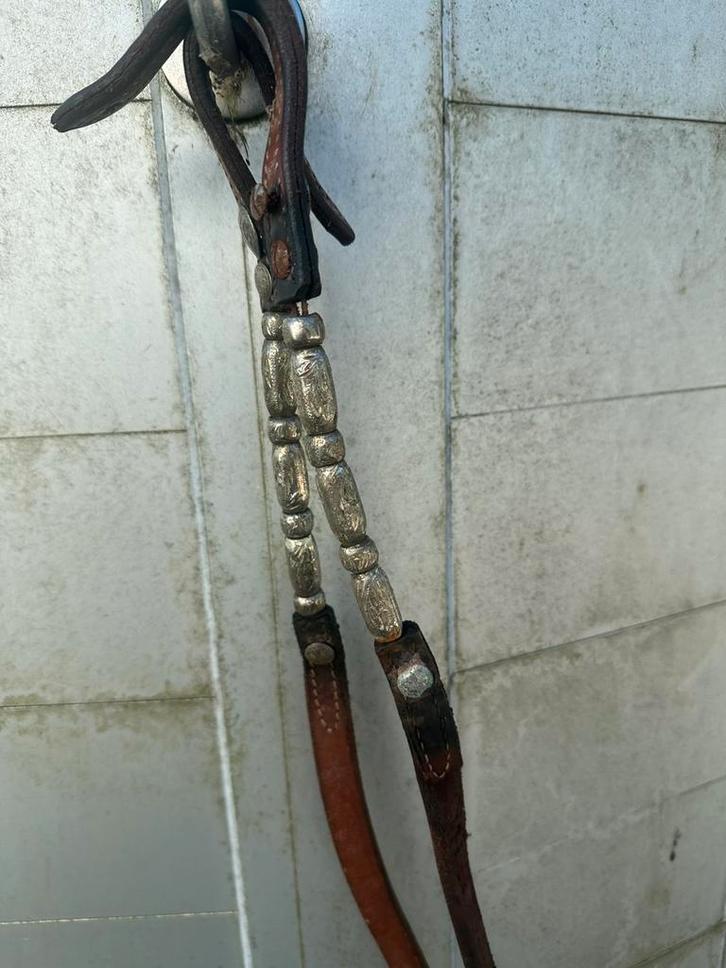 2 paar westernteugels, showteugels met zilver, Dieren en Toebehoren, Paarden en Pony's | Hoofdstellen en Tuigage, Zo goed als nieuw