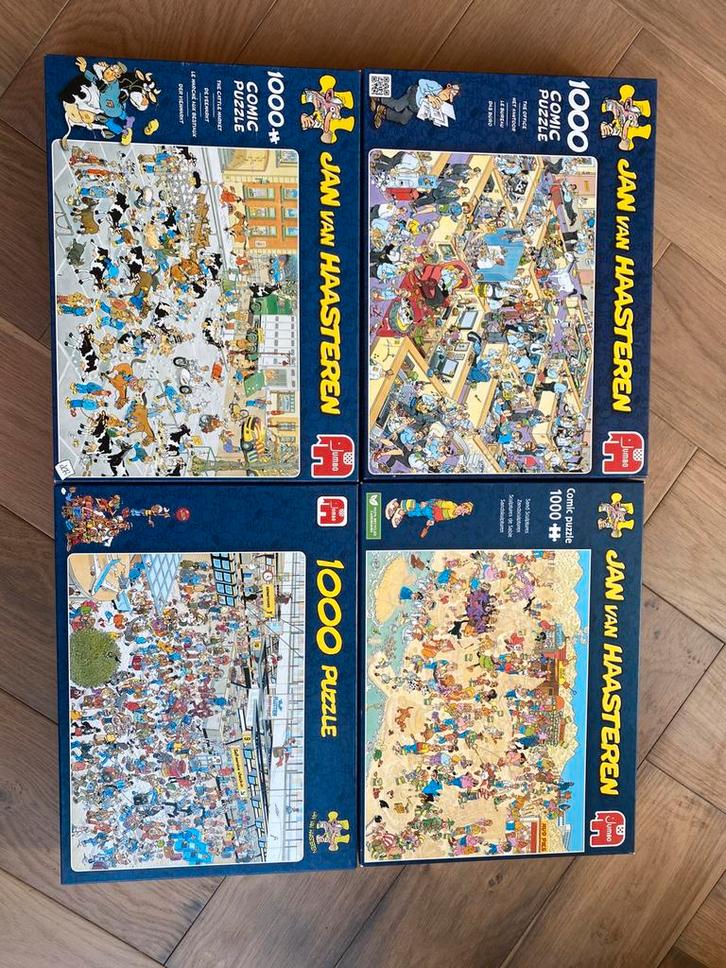 Jan van haasteren en wasgij puzzels, Hobby en Vrije tijd, Denksport en Puzzels, Legpuzzel, 500 t/m 1500 stukjes, Ophalen of Verzenden