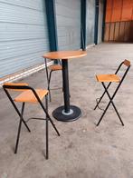 Bartafel/ Statafel met 3 barkrukken, Ophalen, Gebruikt
