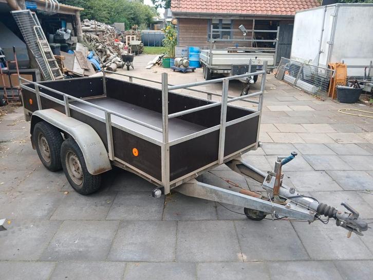 Aanhanger met nieuw houtwerk, Auto diversen, Aanhangers en Bagagewagens, Gebruikt, Ophalen