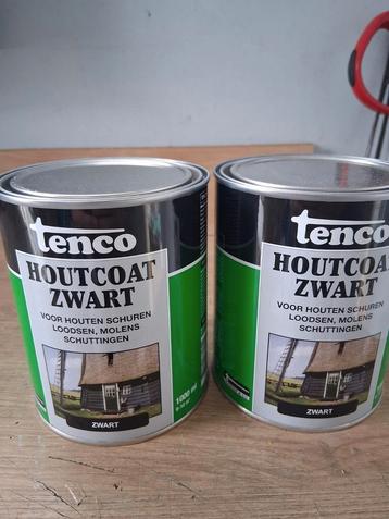 Tenco houtcoat verf zwart beschikbaar voor biedingen