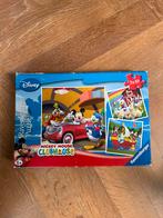 Disney Mickey Mouse Clubhouse Puzzel 3x49 stukjes, Ophalen of Verzenden, Meer dan 50 stukjes, Zo goed als nieuw, 4 tot 6 jaar