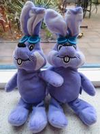 Konijn haas paashaas merk Milka paars met blauwe bril, Kinderen en Baby's, Speelgoed | Knuffels en Pluche, Ophalen of Verzenden