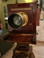 Billcliff Antieke Camera met 300 mm Petzval portret lens, Ophalen