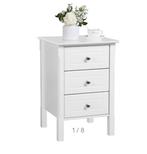 Nieuw Nachtkastje - Direct Leverbaar!, Minder dan 45 cm, Nieuw, Hout, 55 tot 70 cm