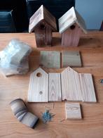 Nestkasjes vogelhuisjes bouwpakket, Ophalen of Verzenden