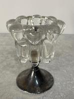 Kristallen Waxinelichthouder, Overige materialen, Ophalen of Verzenden, Zo goed als nieuw, Kandelaar