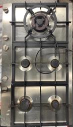 Atag 90cm Gaskookplaat met wokbrander rvs, Witgoed en Apparatuur, Kookplaten, 5 kookzones of meer, Gebruikt, Inbouw, Ophalen
