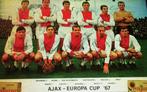 AJAX  LEGENDARISCHE  ELFTAL MET HANDTEKENINGEN,O/A-J.CRUYFF, Ophalen of Verzenden, Zo goed als nieuw, Ajax, Spelerskaart