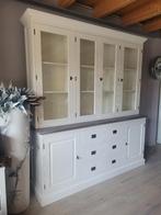 OPRUIMING Landelijke Buffetkast Lisa 200cm €1895 NU €995,-, Landelijke buffetkast winkelkast kleur wit gratis bezorging, 200 cm of meer
