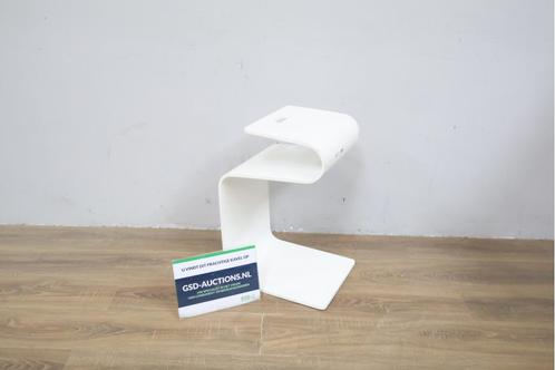 Moderne Witte Designer Bijzettafel, Huis en Inrichting, Tafels | Bijzettafels, Ophalen of Verzenden