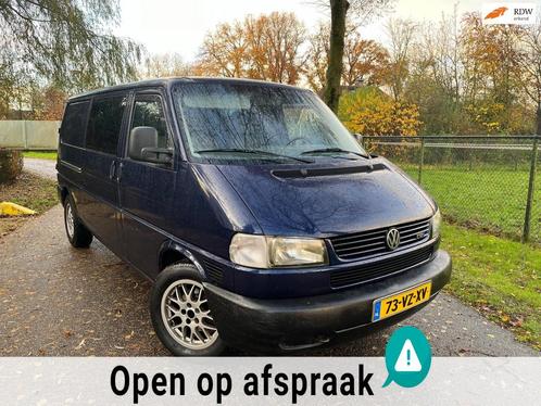 Volkswagen Transporter 2.5 TDI 332 DUBBEL CABINE L2H1 LANG!, Auto's, Bestelauto's, Bedrijf, Te koop, ABS, Airbags, Centrale vergrendeling
