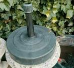 Parasolvoet,Antraciet,Beton,Kunststof,tuin,wasdroger,parasol, Tuin en Terras, Ophalen, Zo goed als nieuw, Parasolvoet