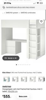 hoogslaper met bureau, Ophalen, Gebruikt, Hoogslaper