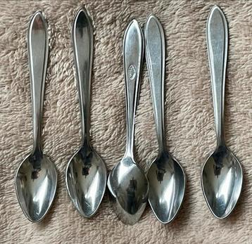 Vintage INOXA Vlekvrij Massief Lepels (5 stuks) beschikbaar voor biedingen